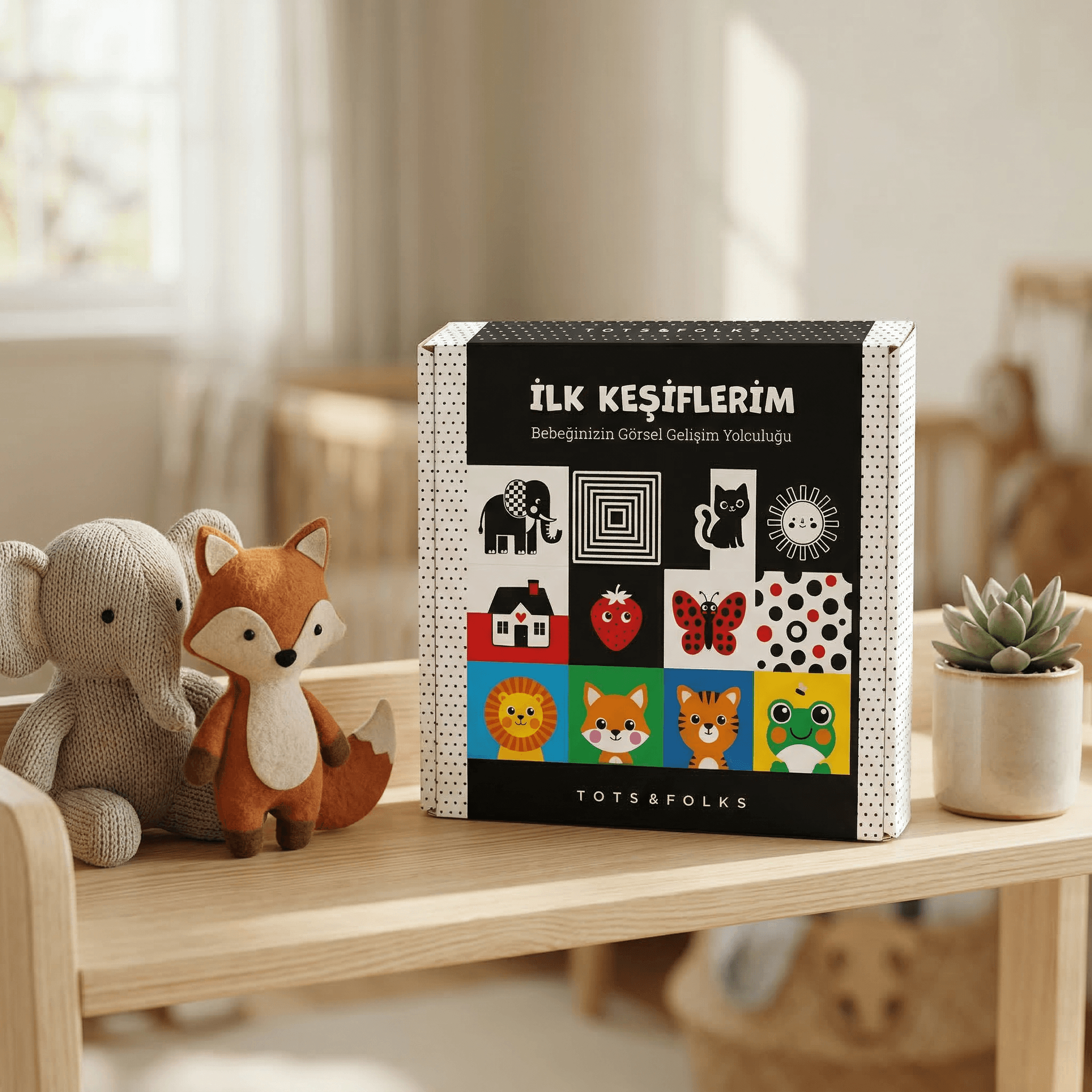 Bebek zeka kartları - İlk Keşiflerim görsel gelişim kartları kutu